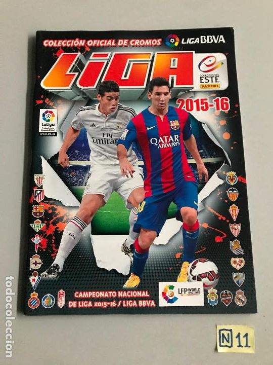 Colecionismo desportivo: Album plancha Liga 2015-2016