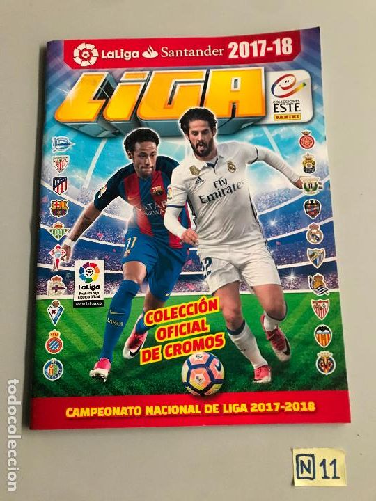 Collectionnisme sportif: Album plancha Liga 2017-2018