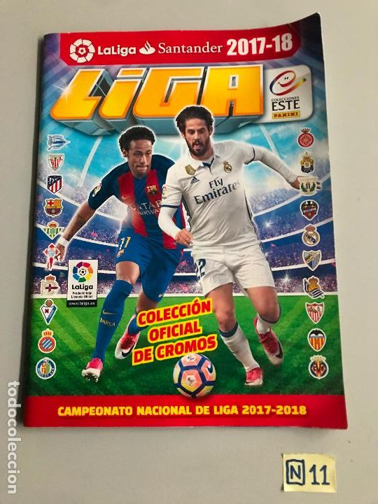 Collectionnisme sportif: Album plancha Liga 2017-2018