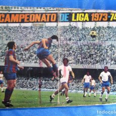 Coleccionismo deportivo: ÁLBUM CAMPEONATO DE LIGA 1973 - 74. EQUIPO DE FÚTBOL. DISGRA. FHER.