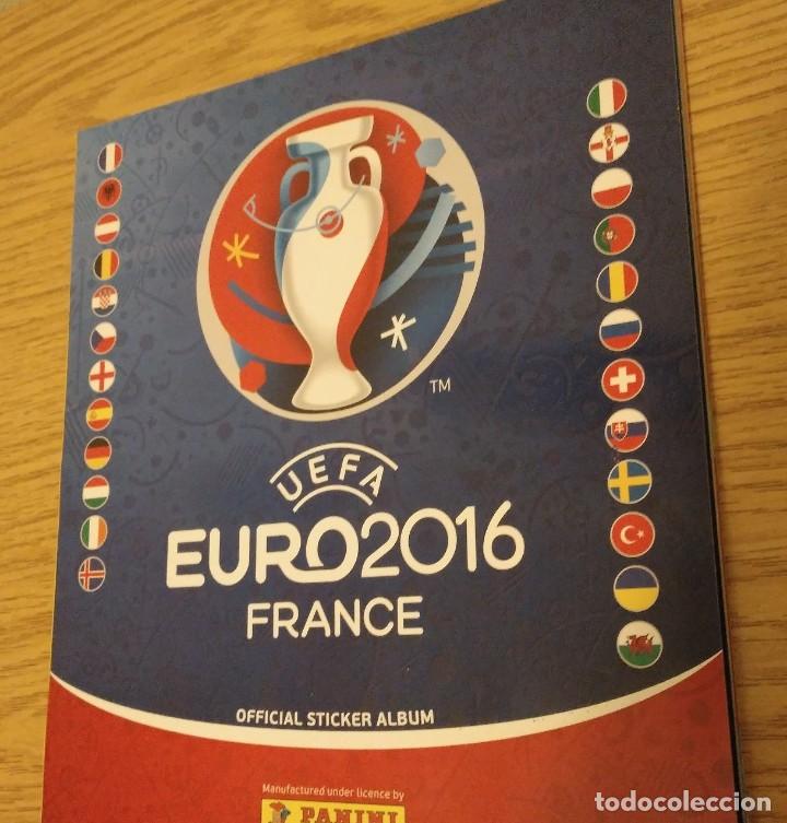 Collectionnisme sportif: EURO 2016 FRANCE EUROCOPA PANINI STICKERS CROMOS - &Aacute;LBUM PLANCHA VAC&Iacute;O NUEVO EDICI&Oacute;N ALEMANA