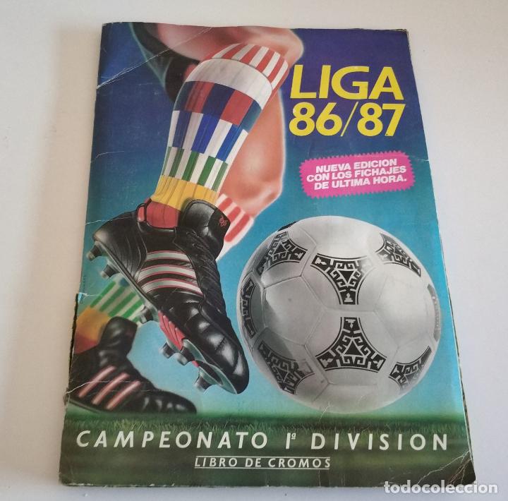 Collectionnisme sportif: ALBUM DE CROMOS DE FUTBOL , ESTE , LIGA 86/87 1&ordf; DIVISI&Oacute;N COMPLETO! SOLO LE FALTA EL FICHAJE N&ordm;31
