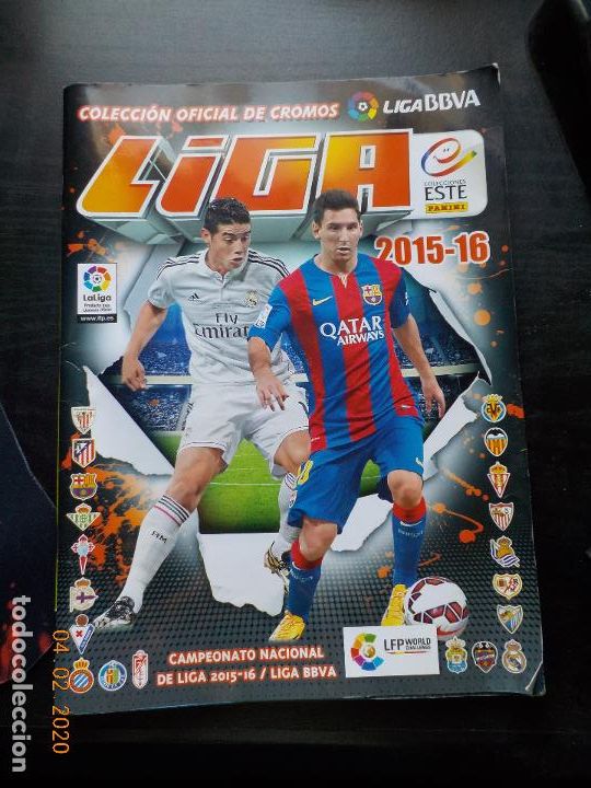 Collectionnisme sportif: ALBUM INCOMPLETO 2015 2016 ESTE panini