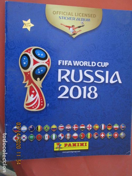 Collectionnisme sportif: ALBUM FIFA WORLD CUP RUSSIA 2018 - PANINI 2018