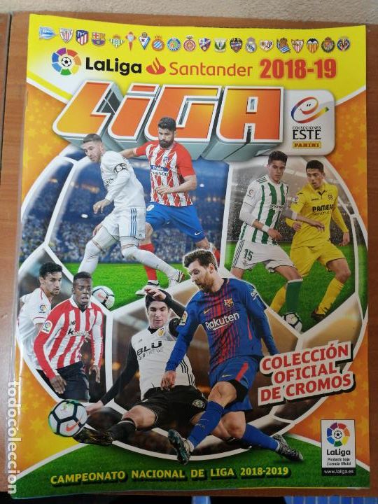 Collectionnisme sportif: ALBUM VACIO EN PLANCHA PANINI LIGA ESTE (  2018 - 2019 )