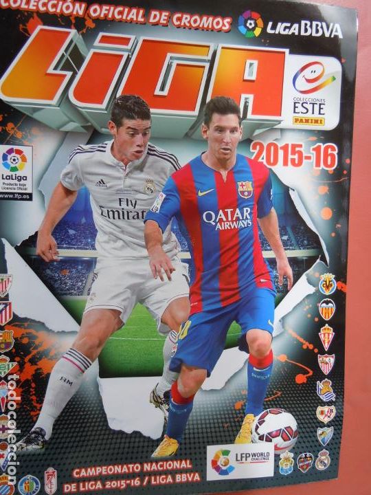 Collectionnisme sportif: ALBUM LIGA BBVA  -2015-16 , SIN CROMOS
