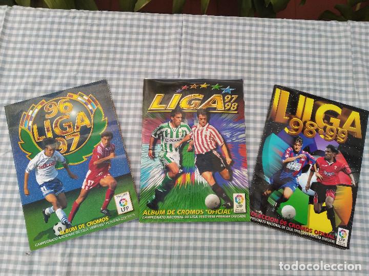 Collectionnisme sportif: &Aacute;LBUNES CROMOS OFICIAL LA LIGA 96/97, 97/98, 98/99