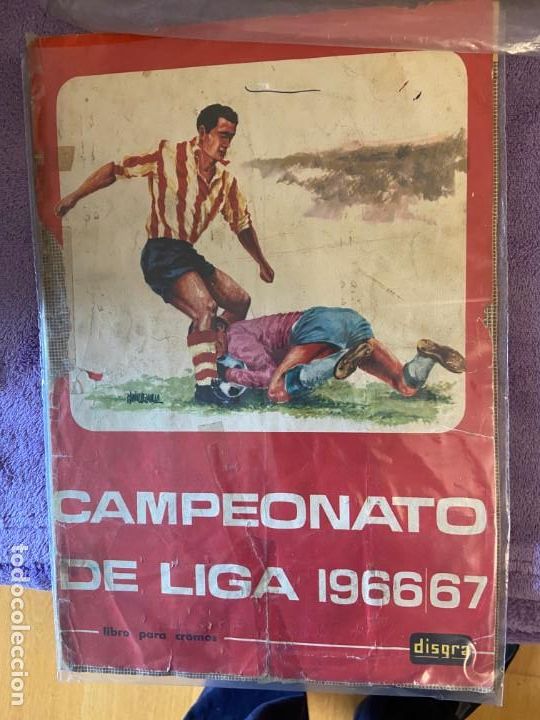 Collectionnisme sportif: campeonato liga 1966 67 disgra album con 120 cromos se venden sueltos 116ma