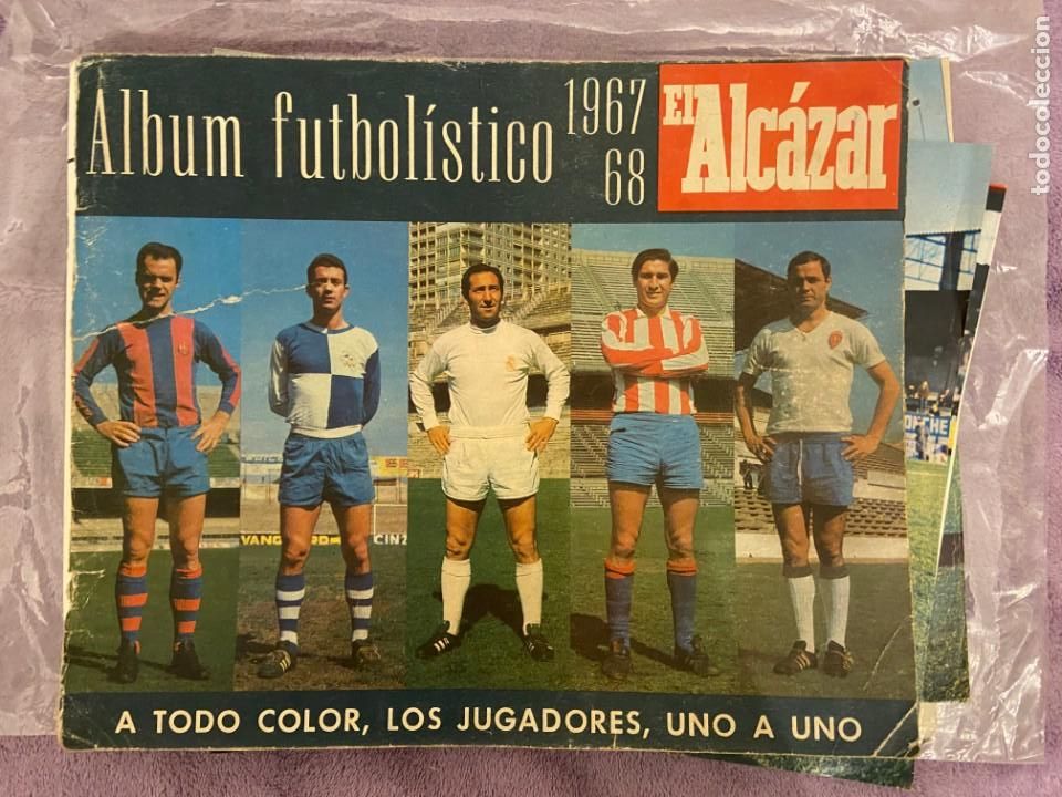 Collectionnisme sportif: ALBUM FUBOLISTICO EL ALCAZAR 1967 68 ALBUM CASI COMPLETO SE VENDEN SUELTOS 324MA