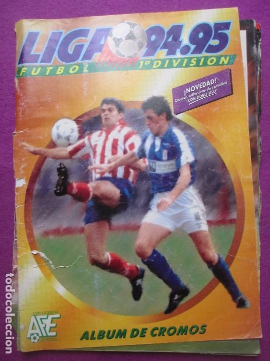 Sports collectibles: ALBUM CROMOS FUTBOL LIGA 94-95 ED. ESTE VER FOTOS ADICIONALES DE LOS CROMOS BASTANTE COMPLETO A