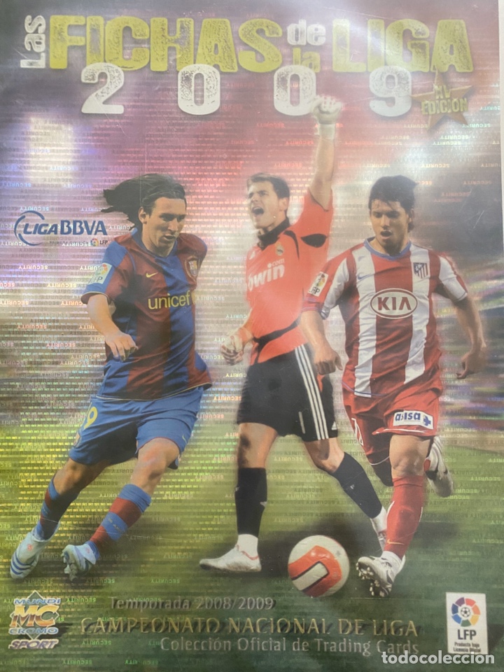 Colecionismo desportivo: &Aacute;lbum fichas de La Liga 2008/2009 Mundi Cromo