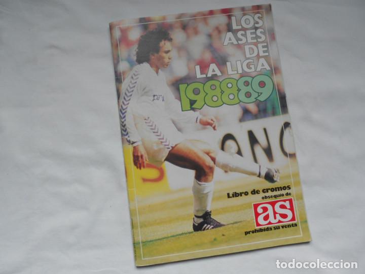 Coleccionismo deportivo: ALBUM DE CROMOS FUTBOL - LOS ASES DE LA LIGA 1988/89 - INCOMPLETO CON 50 CROMOS