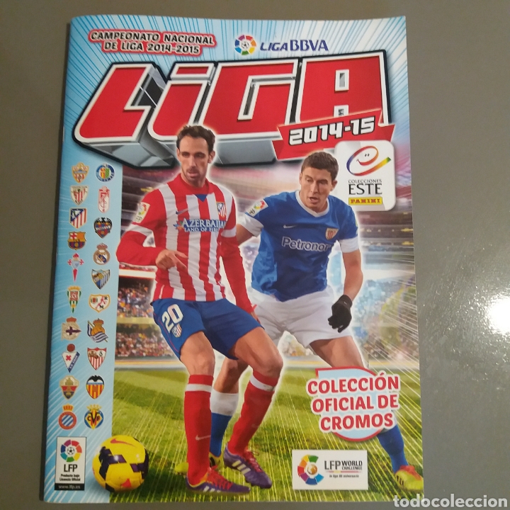 Colecionismo desportivo: &Aacute;lbum liga 2013/14 1 con 358 cromos pegados