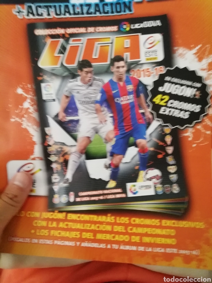 Colecionismo desportivo: Mercado invierno + actualizaci&oacute;n 2015 . &Aacute;lbum + Cromos. Incompleto