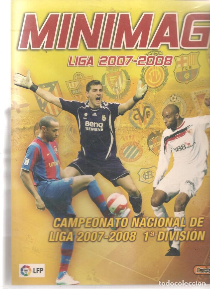 Colecionismo desportivo: MINIMAG. LIGA 2007 - 2008. &Aacute;LBUM INCOMPLETO: TIENE: 36 MINI REVISTAS. (RF.M.I.)