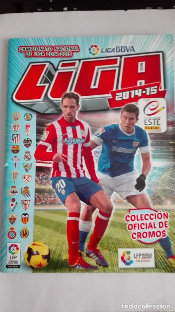 Collezionismo sportivo: ALBUM DE CROMOS DE FUTBOL , LIGA 2014- 15 . EDICIONES ESTE . CON 101 CROMOS PEGADOS