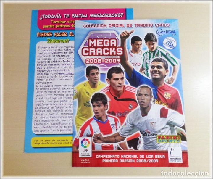 Collezionismo sportivo: PORTADAS COLECCI&Oacute;N MEGACRACKS 2008 2009 08 09 PANINI &Aacute;LBUM ARCHIVADOR CROMOS LIGA F&Uacute;TBOL MEGA CRACKS