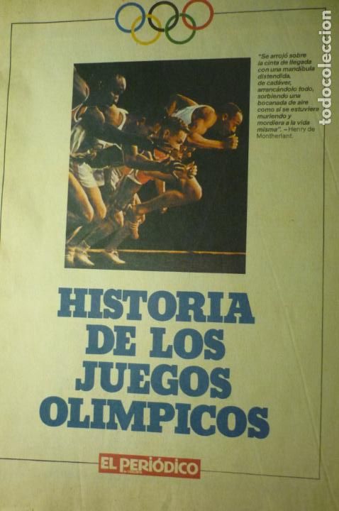 Colecionismo desportivo: album el periodico.-historia juegos olimpicos.-vacio &iexcl;&iexcl;NO HAY TAPAS&iexcl;&iexcl;