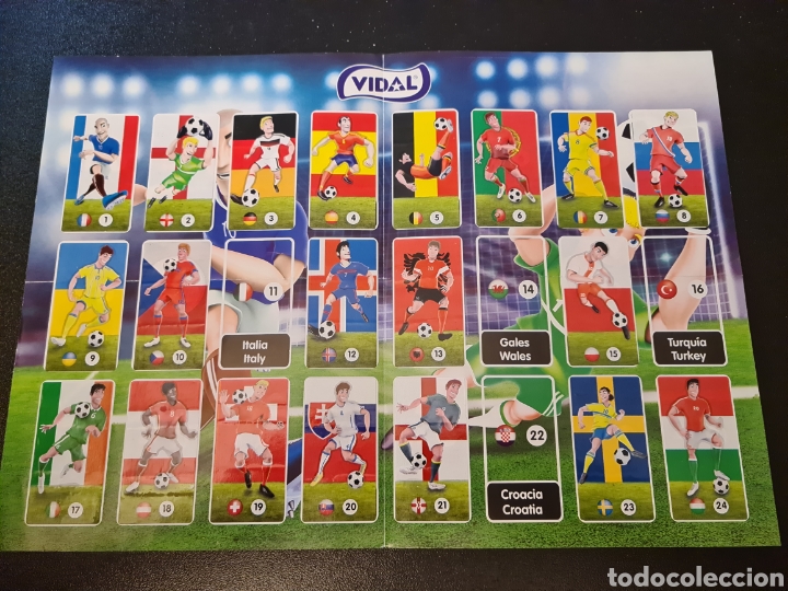 Colecionismo desportivo: ALBUM VIDAL EURO 2016-FALTAN 4 CROMOS