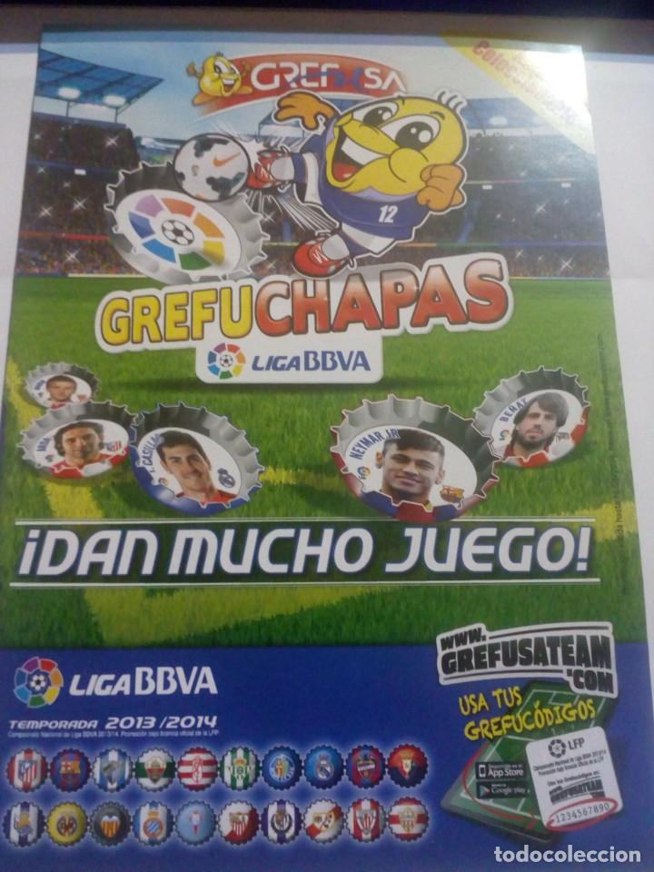 Colecionismo desportivo: &Aacute;lbum de FUTBOL DE Grefuchapas de Grefusa !