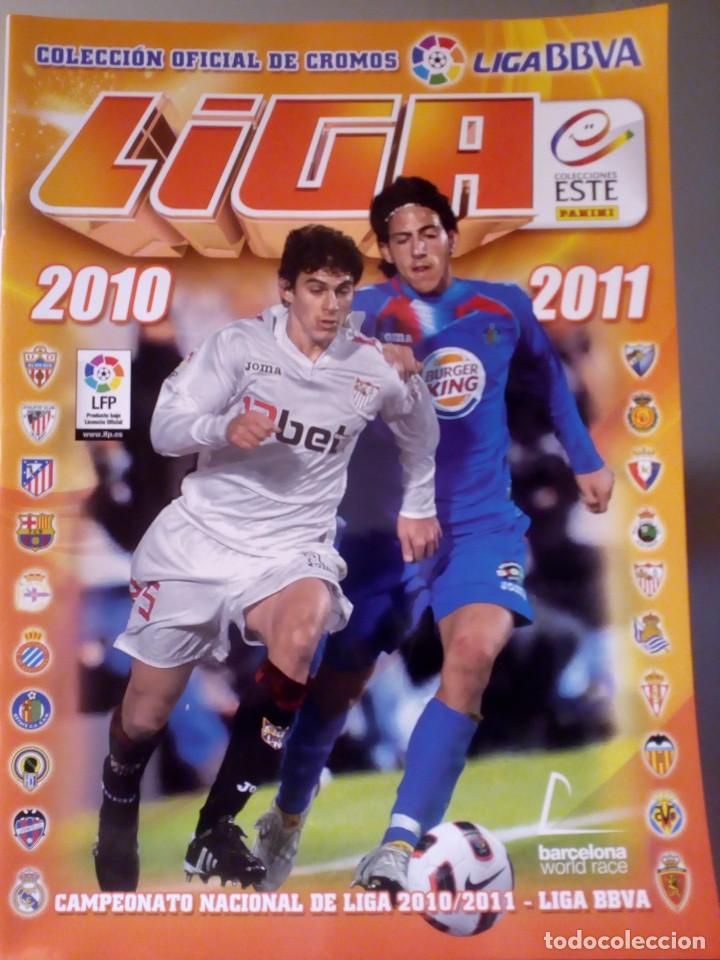 Colecionismo desportivo: ALBUM DE FUTBOL LIGA ESTE VACIO 2010 2011 PANINI !