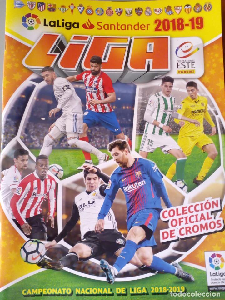 Colecionismo desportivo: ALBUM DE FUTBOL VACIO LIGA ESTE 2018 2019 PANINI !