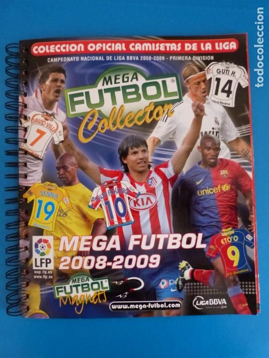 Coleccionismo deportivo: ARCHIVADOR VACIO DE FUTBOL MEGA FUTBOL MAGNETS 2008-2009/08-09 DE JOUCEO