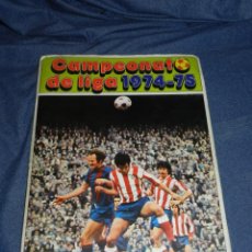 Coleccionismo deportivo: M24 ALBUM CAMPEONATO DE LIGA 1974 - 1975 , EDT. FHER , A FALTA DE 9 CROMOS ADHESIVOS Y 13 FICHAJES