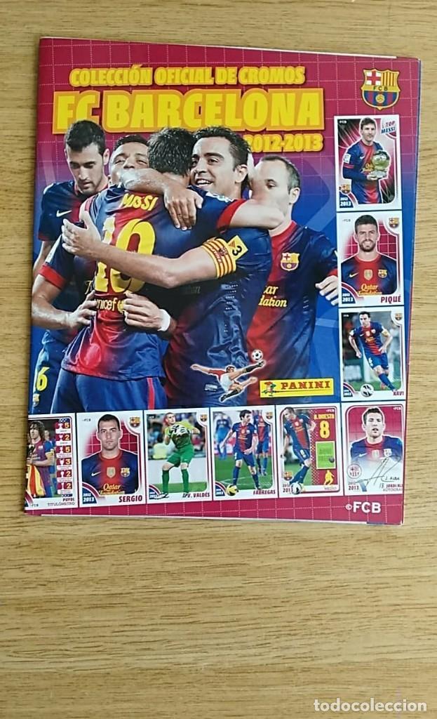 Collectionnisme sportif: ALBUM STICKER COLECCION OFICIAL DE CROMOS FCBARCELONA 2012 2013 VACIO EMPTY PANINI ALBUM PLANCHA