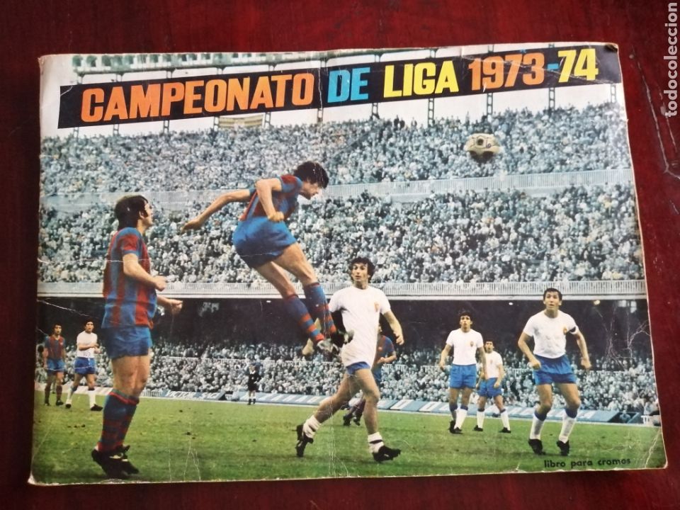 Colecionismo desportivo: Album f&uacute;tbol incompleto y 74 cromos sueltos campeonato liga 73/74