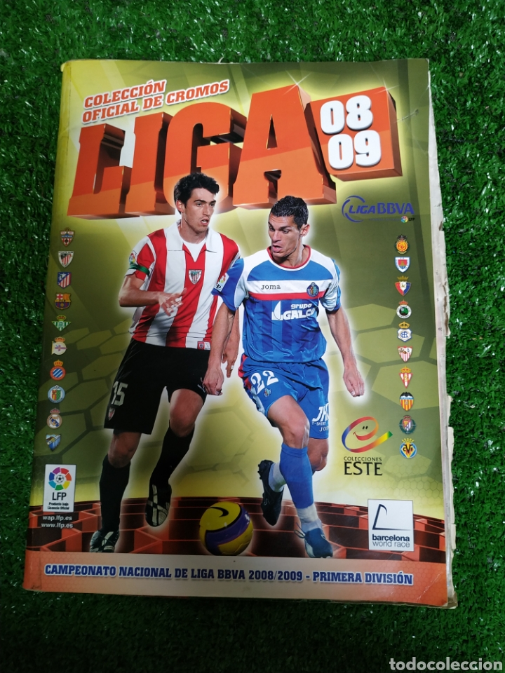 Colecionismo desportivo: Album cromos campeonato nacional liga f&uacute;tbol BBVA 2008 / 09 con 273 cromos COLECCIONES ESTE PANINI
