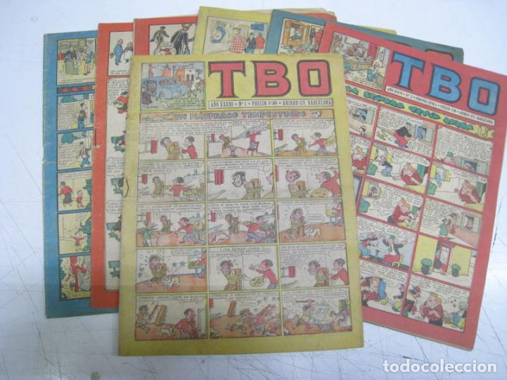 Colecionismo desportivo: TBO. A&Ntilde;O XXXVI 36. SEGUNDA EPOCA. LOTE NUMS. 1-2-3-4-5-11-12