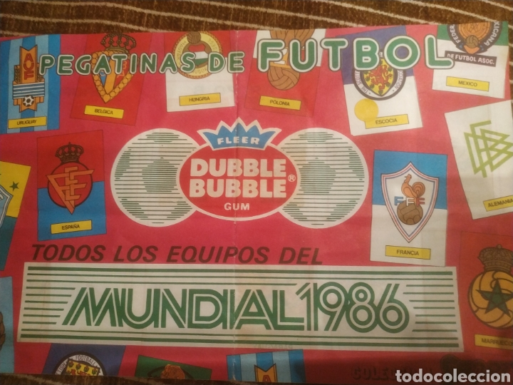 Collectionnisme sportif: TODOS LOS EQUIPOS MUNDIAL 1986 DUBBLE BUBBLE