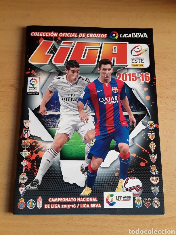 Colecionismo desportivo: ALBUM CROMOS LIGA ESTE 2015/16 ( FALTAN 350 CROMOS )