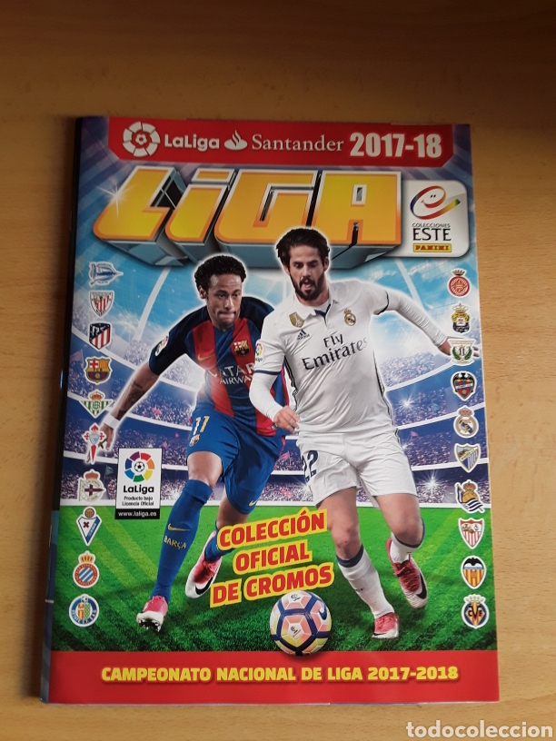 Colecionismo desportivo: ALBUM CROMOS LIGA ESTE 2017/18 ( FALTAN 159 )