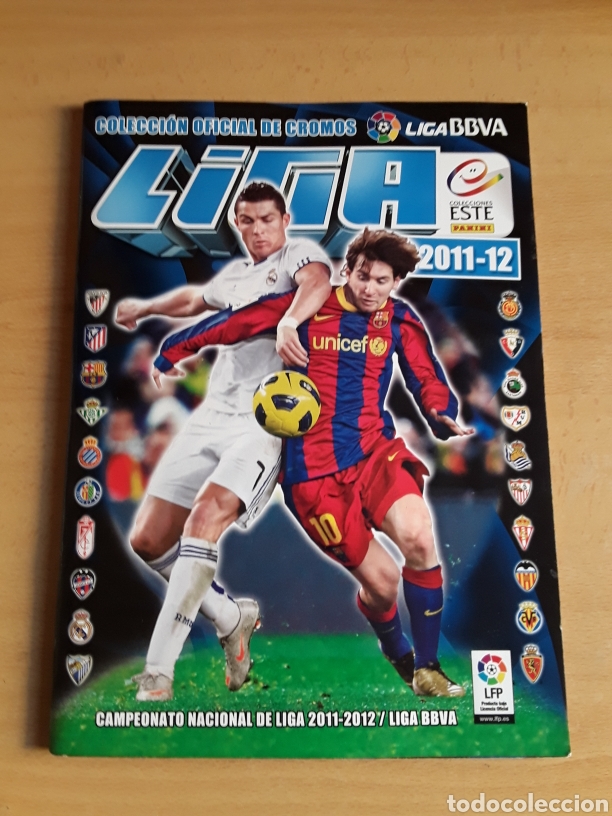 Colecionismo desportivo: ALBUM CROMOS LIGA ESTE 2011/12 ( FALTAN 101 CROMOS )