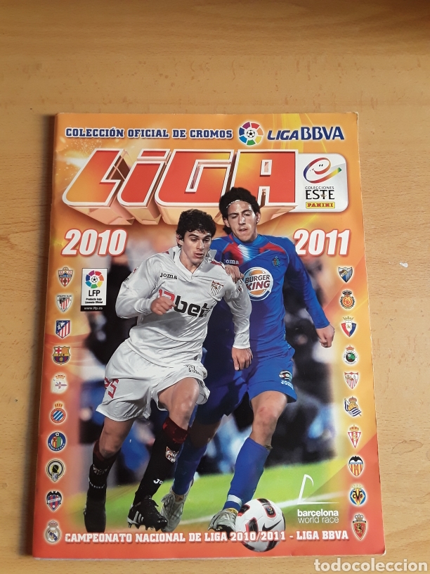 Colecionismo desportivo: ALBUM CROMOS LIGA ESTE 2010/11( FALTAN 40 CROMOS CON PEQUE&Ntilde;OS DESPERFECTOS )