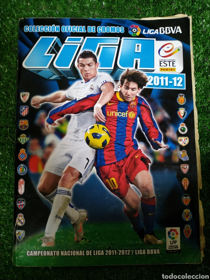 Colecionismo desportivo: Album 439 cromos campeonato nacional de liga BBVA 2011/12 colecciones este PANINI