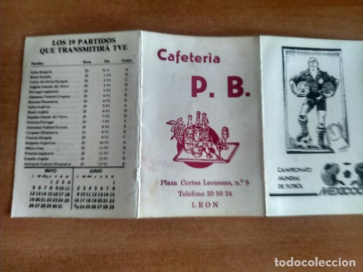 triptico programa mundial 1986. calendario cafe - Buy Incomplete football  sticker albums on todocoleccion