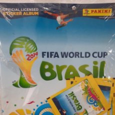 Coleccionismo deportivo: ALBUM FIFA WORLD CUP BRASIL 2014 - PANINI - CONTIENE 4 SOBRES DE CROMOS (PRECINTADO). Lote 258099150