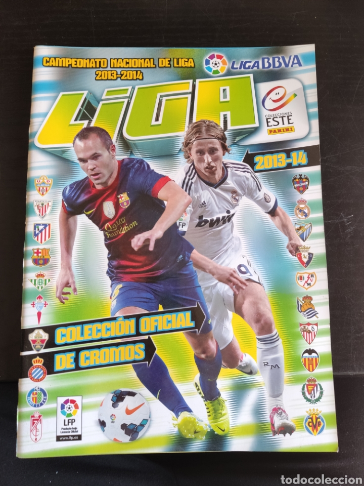 Coleccionismo deportivo: 9 albums de la liga espa&ntilde;ola 2013/2014
