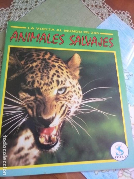 Colecionismo desportivo: Album cromos incompleto naturaleza, animales,motor, f&uacute;tbol, etc