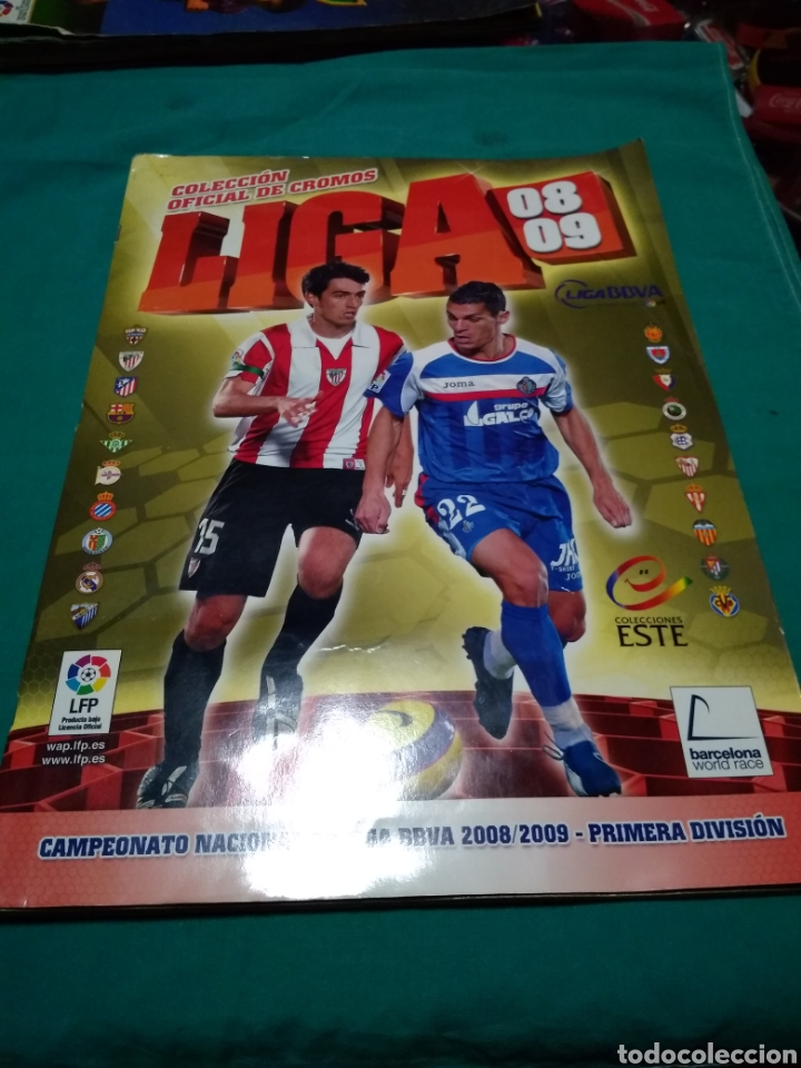 Colecionismo desportivo: Album de futbol liga 08/09