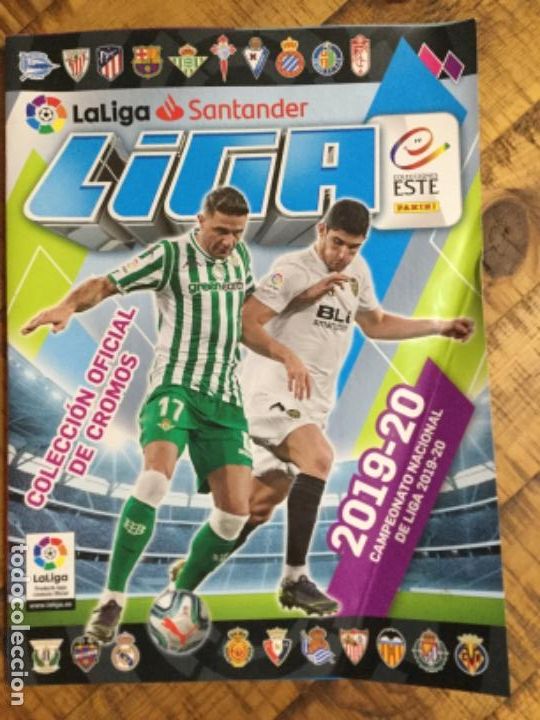 Colecionismo desportivo: LA LIGA SANTANDER 2019 /20 - &Aacute;LBUM VAC&Iacute;O - COLECCIONES ESTE - PANINI - 6 CROMOS NUEVOS