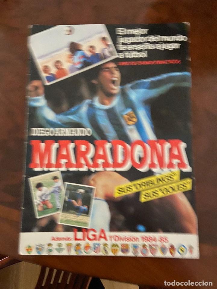 Coleccionismo deportivo: album de maradona plancha sin utilizar nuevo