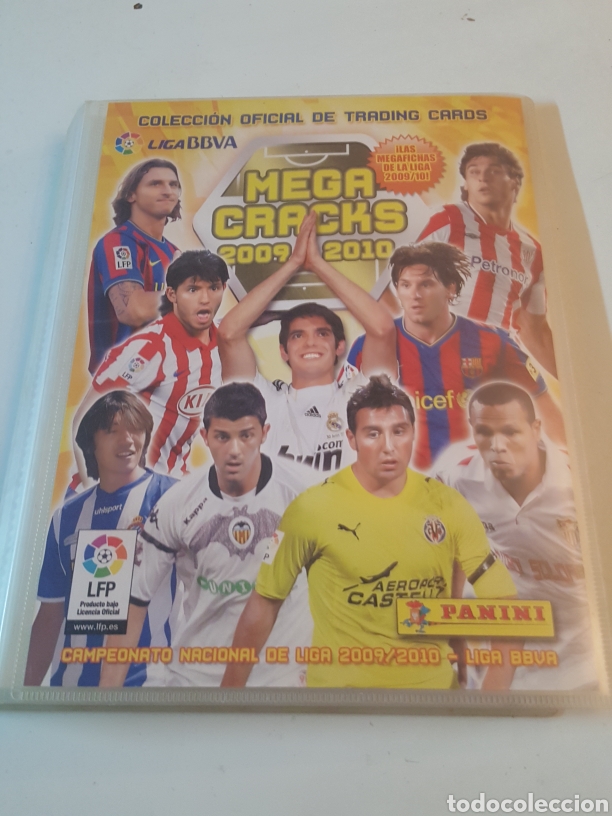 Colecionismo desportivo: Album vacio Mega Cracks Trading cards 2009 2010 Liga BBVA Panini