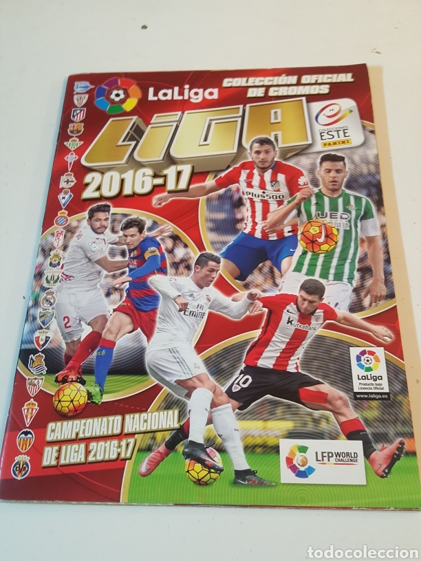 Colecionismo desportivo: Album incompleto La liga Este 2017-17 de Panini con 81 cromos