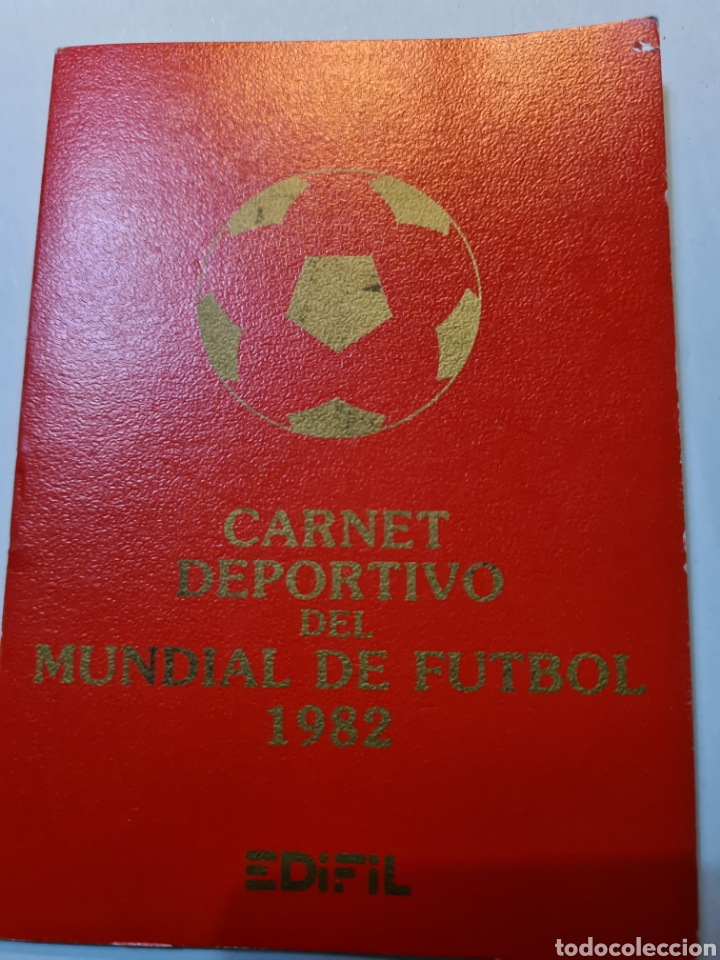 Collectionnisme sportif: CARNET DEPORTIVO MULDIAL ESPA&Ntilde;A 82