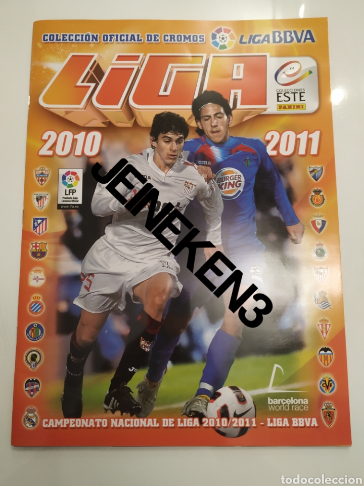 Colecionismo desportivo: &Aacute;lbum plancha Liga 10/11 Ediciones Este Vacio