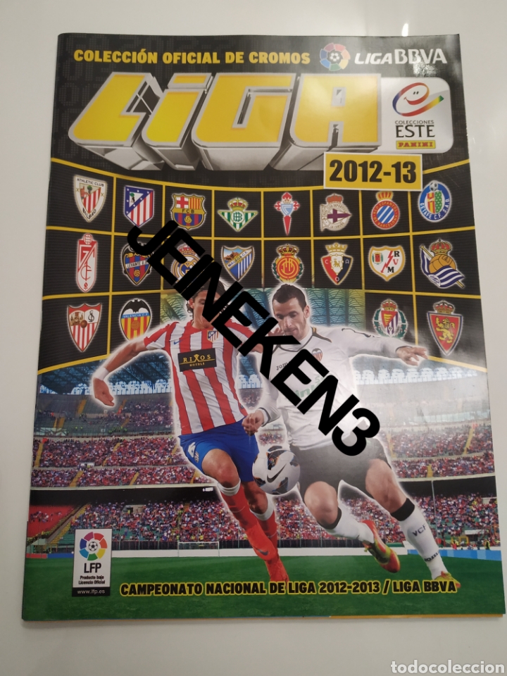 Colecionismo desportivo: &Aacute;lbum plancha Liga 12/13 Ediciones Este Vac&iacute;o